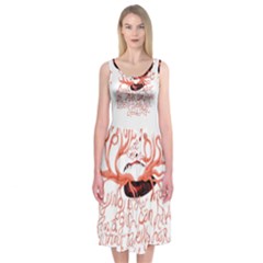 Panic At The Disco   Lying Is The Most Fun A Girl Have Without Taking Her Clothes Midi Sleeveless Dress from ArtsNow.com