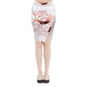 Midi Wrap Pencil Skirt 