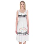 Image Midi Sleeveless Dress