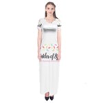 Image Short Sleeve Maxi Dress