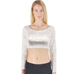 Sprinkles Shawl Long Sleeve Crop Top (Tight Fit)