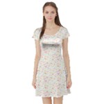 Sprinkles Shawl Short Sleeve Skater Dress