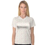 Sprinkles Shawl Women s V-Neck Sport Mesh Tee
