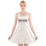 Sprinkles Shawl V-Neck Sleeveless Dress