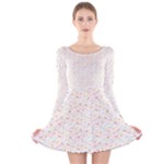 Sprinkles Shawl Long Sleeve Velvet Skater Dress