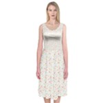 Sprinkles Shawl Midi Sleeveless Dress
