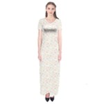 Sprinkles Shawl Short Sleeve Maxi Dress