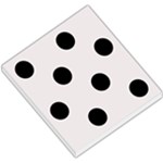 Polka Dots - Black on Pastel Pink Small Memo Pads