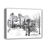 AH00293-1 Barn Near Corning By Ave Hurley Deluxe Canvas 14  x 11  (Stretched)