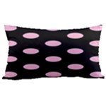 Polka Dots - Cotton Candy Pink on Black Samsung Note 4 Hardshell Back Case