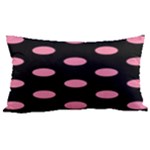 Polka Dots - Flamingo Pink on Black Samsung Note 4 Hardshell Back Case
