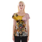 Dogs Are Fun  Women s Cap Sleeve Top