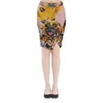 Dogs Are Fun  Midi Wrap Pencil Skirt