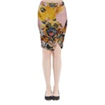 Dogs Are Fun  Midi Wrap Pencil Skirt