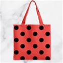 Zipper Grocery Tote Bag 
