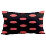 Polka Dots - Pastel Red on Black Samsung Note 4 Hardshell Back Case
