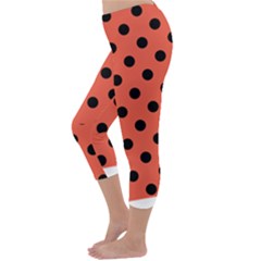 Capri Winter Leggings Back Capri Winter Leggings Back