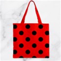 Zipper Grocery Tote Bag 