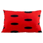 Polka Dots - Black on Red Samsung Galaxy Note 4 Case (Black)