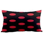 Polka Dots - Alizarin Red on Black Samsung Note 4 Hardshell Back Case