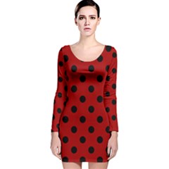 Long Sleeve Velvet Bodycon Dress 