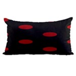 Polka Dots - Dark Candy Apple Red on Black Samsung Galaxy Note 4 Case (Black)