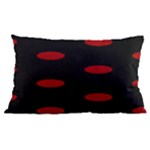 Polka Dots - Dark Candy Apple Red on Black Samsung Galaxy Note 4 Case (Black)