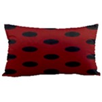 Polka Dots - Black on Maroon Red Samsung Note 4 Hardshell Back Case