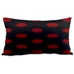 Polka Dots - Maroon Red on Black Samsung Note 4 Hardshell Back Case