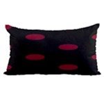 Polka Dots - Burgundy Red on Black Samsung Galaxy Note 4 Case (Black)