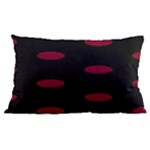 Polka Dots - Burgundy Red on Black Samsung Galaxy Note 4 Case (Black)