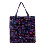 Purple galaxy Grocery Tote Bag