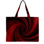 Elegant red twist Zipper Mini Tote Bag
