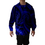 Blue decorative twist Hooded Wind Breaker (Kids)