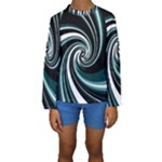 Elegant twist Kids  Long Sleeve Swimwear