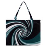 Elegant twist Medium Zipper Tote Bag