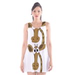 Giraffe  Scoop Neck Skater Dress