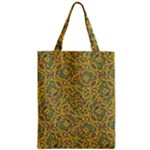 Modern Abstract Ornate Pattern Zipper Classic Tote Bag
