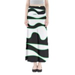 Green, white and black Maxi Skirts