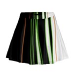 Colorful lines harmony Mini Flare Skirt