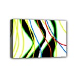 Colorful lines - abstract art Mini Canvas 6  x 4 