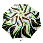 Colorful lines - abstract art Folding Umbrellas