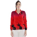 Halloween landscape Wind Breaker (Women)