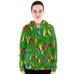 Parrots Flock Women s Zipper Hoodie