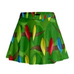 Parrots Flock Mini Flare Skirt