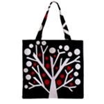 Simply decorative tree Zipper Grocery Tote Bag