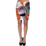 Abstract Orb Bodycon Skirt