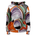 Abstract Orb Women s Pullover Hoodie