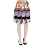 Abstract Orb Pleated Skirt