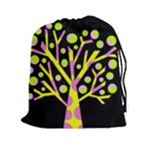 Simple colorful tree Drawstring Pouches (XXL)